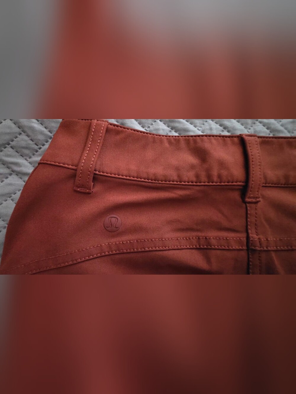 Lululemon City Sleek 5-Pocket Slim Fit Pants Dark Terracotta Rust Size 2 - Picture 4 of 8